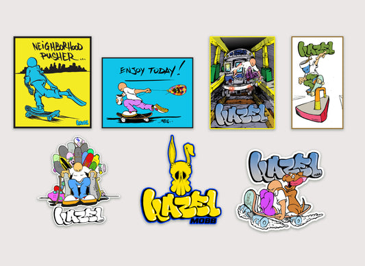 COFFEE GUY HAZEL STICKER PACK