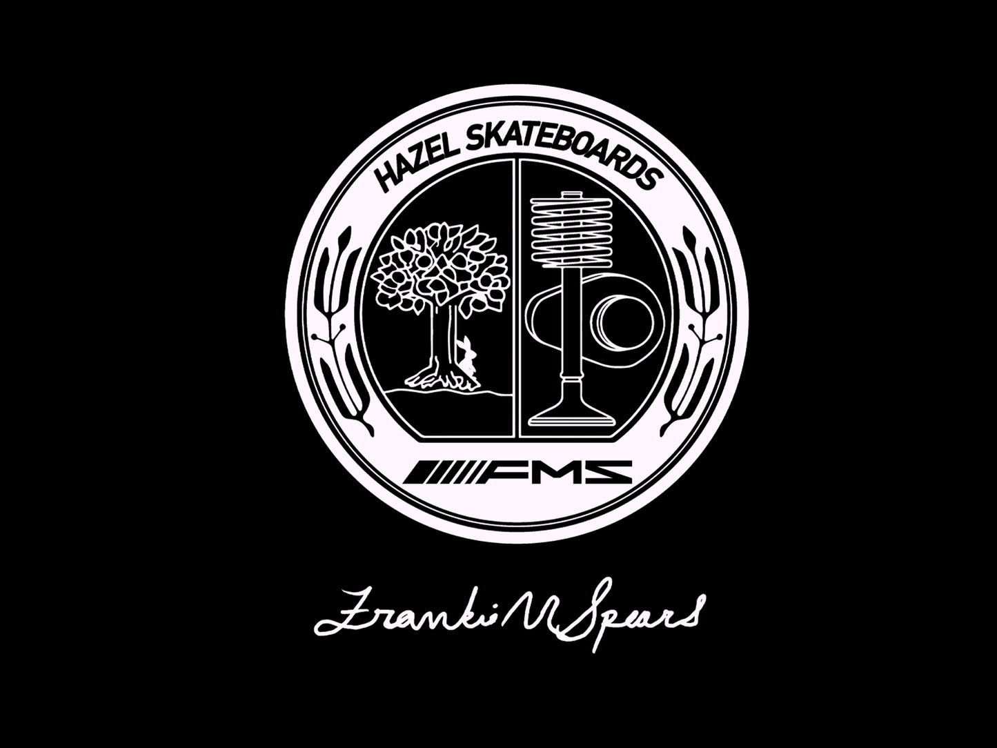 Frankie Spears AMG " Guest Pro " limited edition skateboards deck