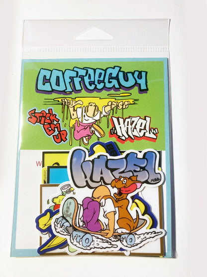 COFFEE GUY HAZEL STICKER PACK