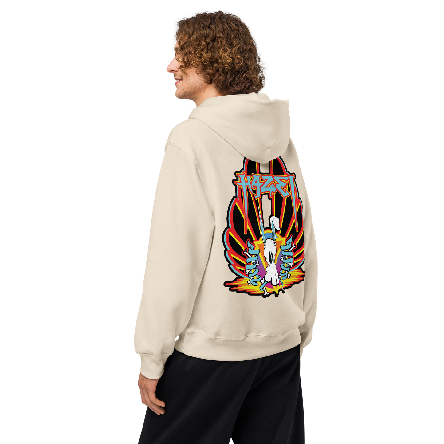 Wing Night  !  Oversized heavyweight hoodie